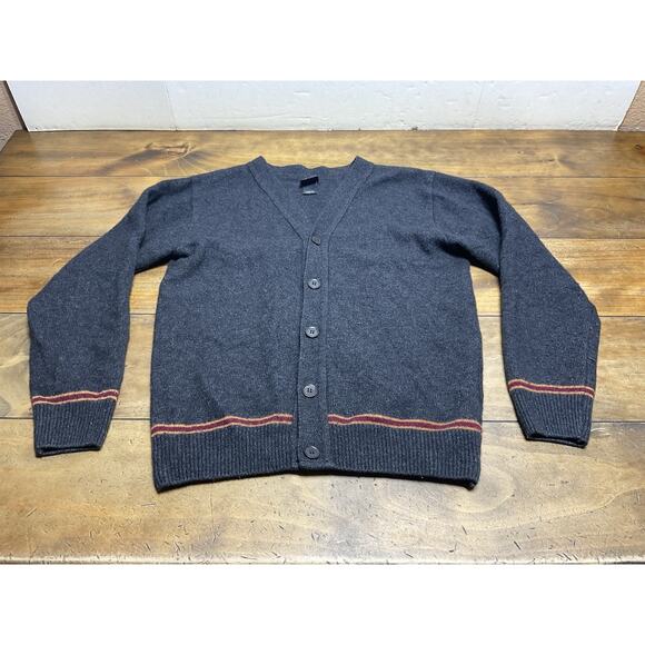 Universal Studios Harry Potter Authentic Gryffindor Wool Cardigan Sweater Size M - Picture 1 of 10